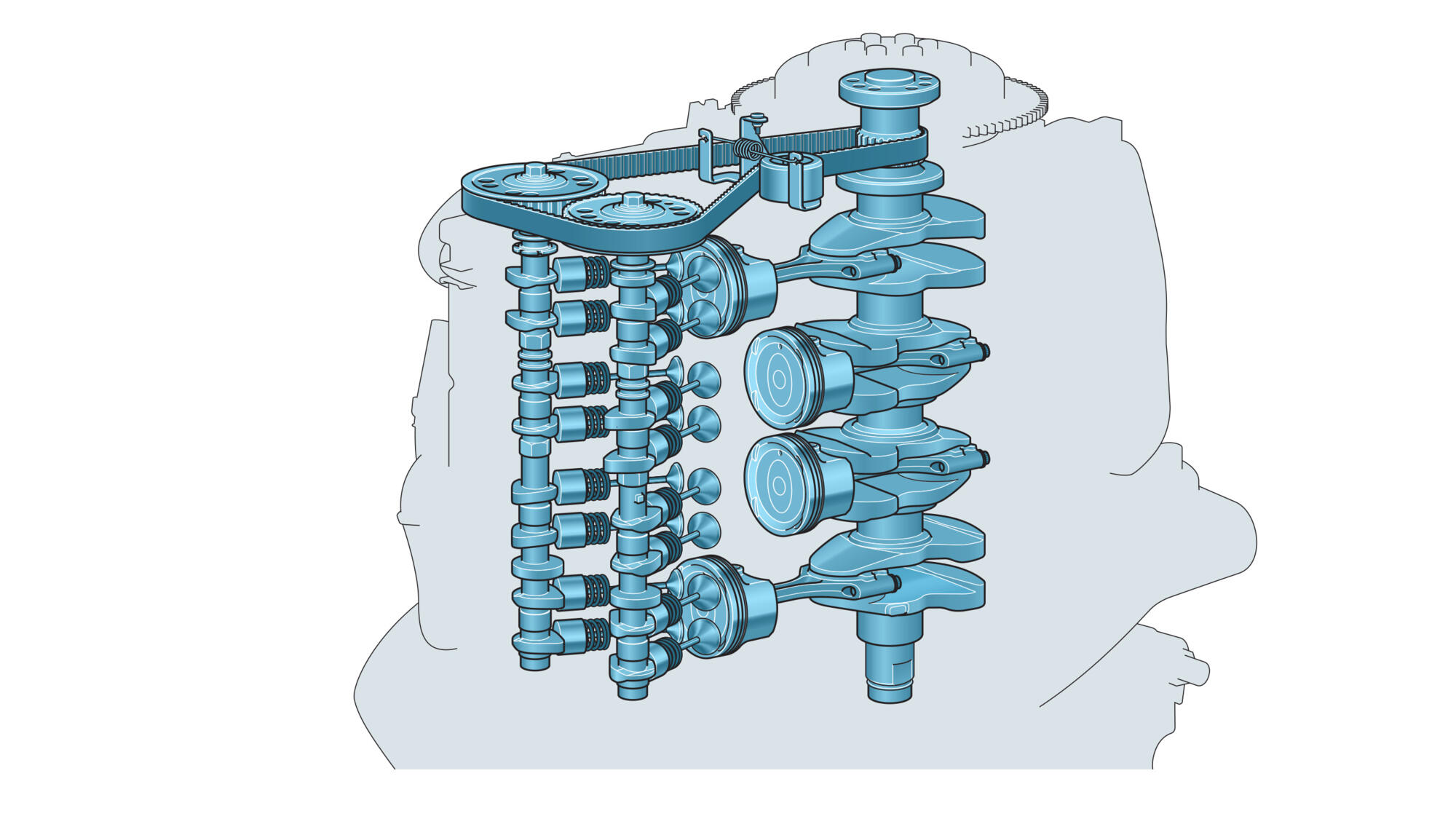 1,832cc 16-Big-Valve DOHC in-line 4-cylinder 4-stroke