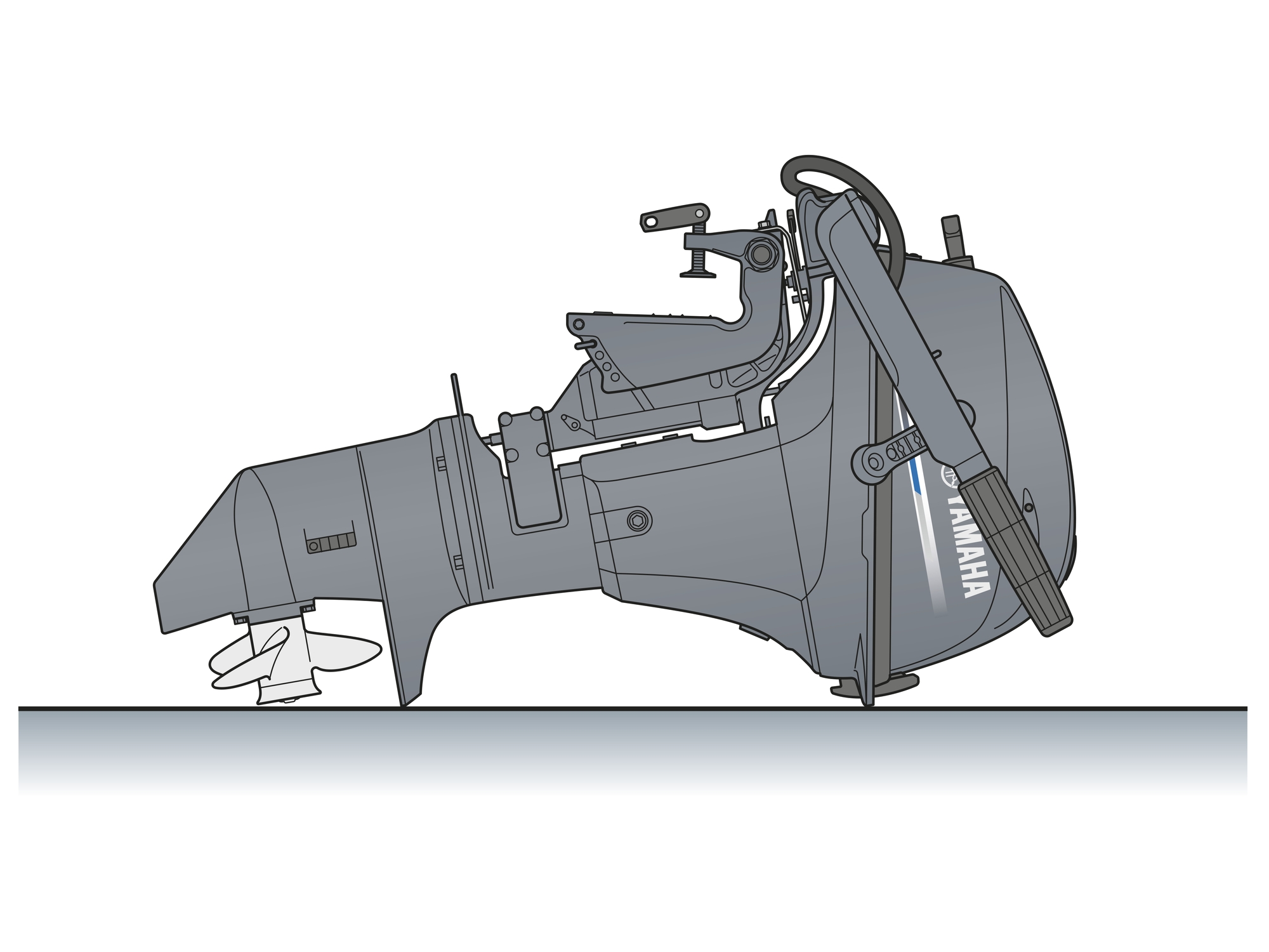 Rest pad for vertical storage position