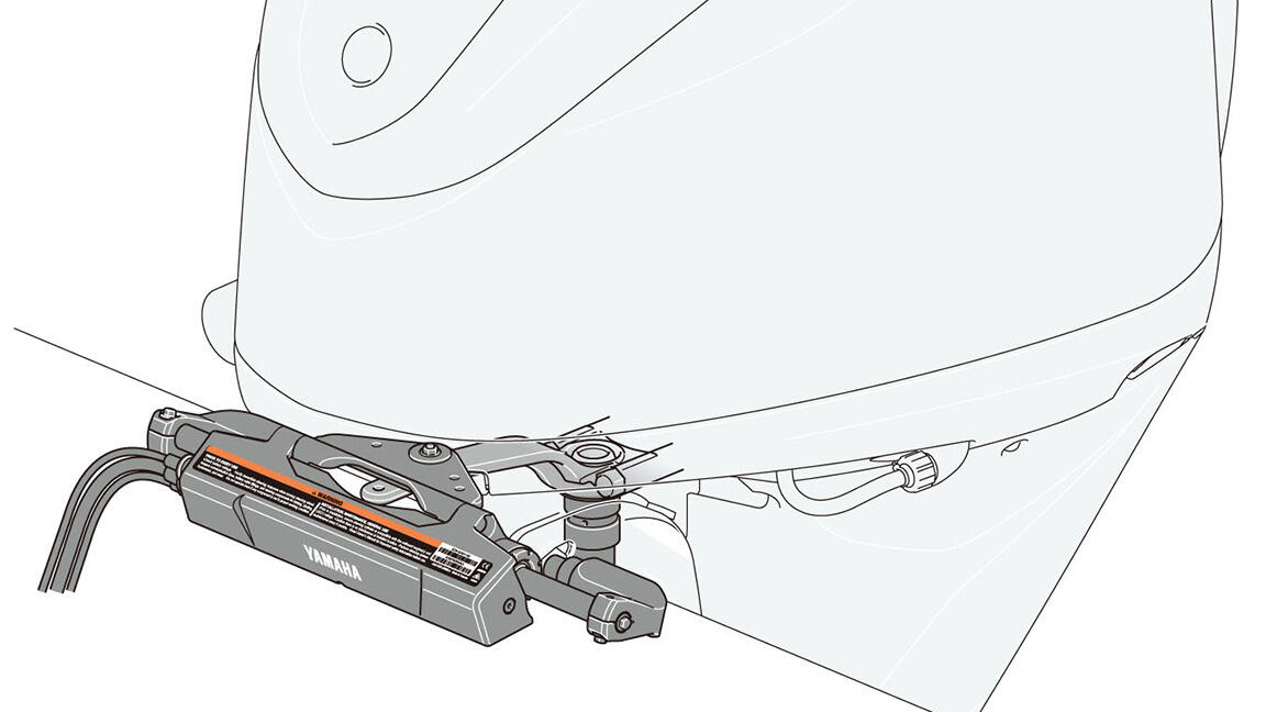 Optional bolt-on electric steering for Engines not equipped with Steer by Wire (SBW)