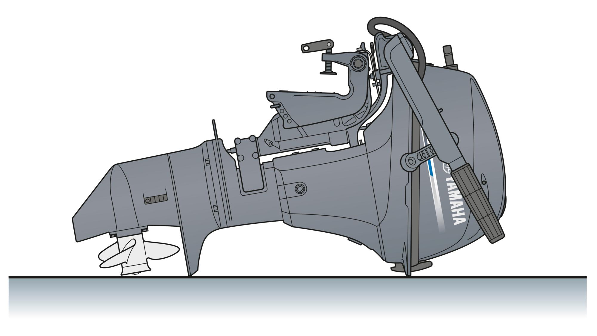 Rest pad for vertical storage position